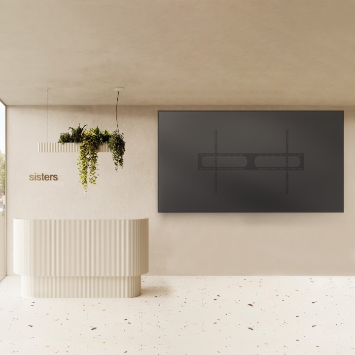 Soporte Pared TooQ 37"-140" Fijo Máx 12Kg (LP37140F-B)