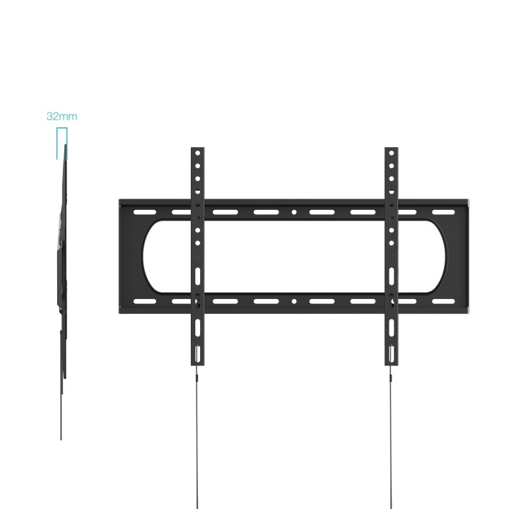 Soporte Pared TooQ 37"-140" Fijo Máx 12Kg (LP37140F-B)
