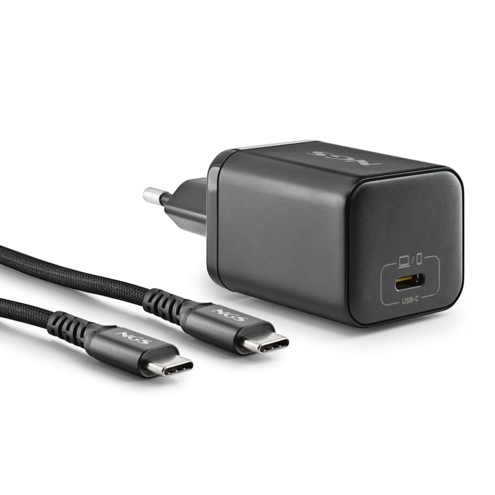 Cargador NGS GaN para portátil Asus 1xUSB-C (BUD65W-AS)
