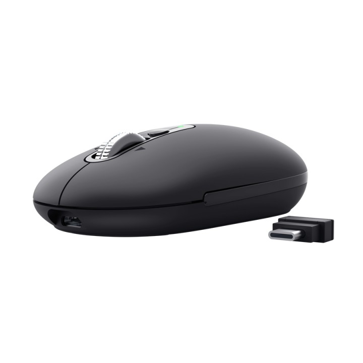 Ratón Trust Seron RF Wireless/Bluetooth Negro (26018)