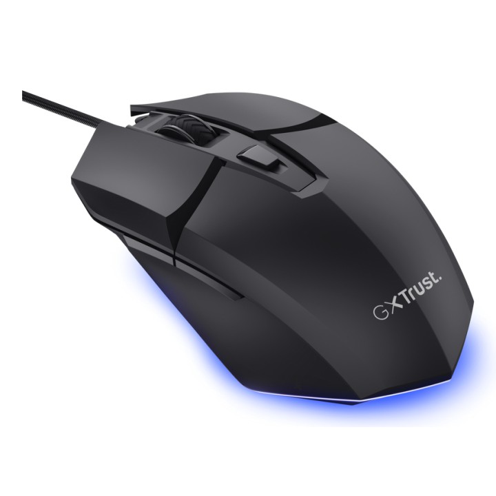 Ratón Gaming Trust GXT121 Felox+ USB-A Negro (25603)