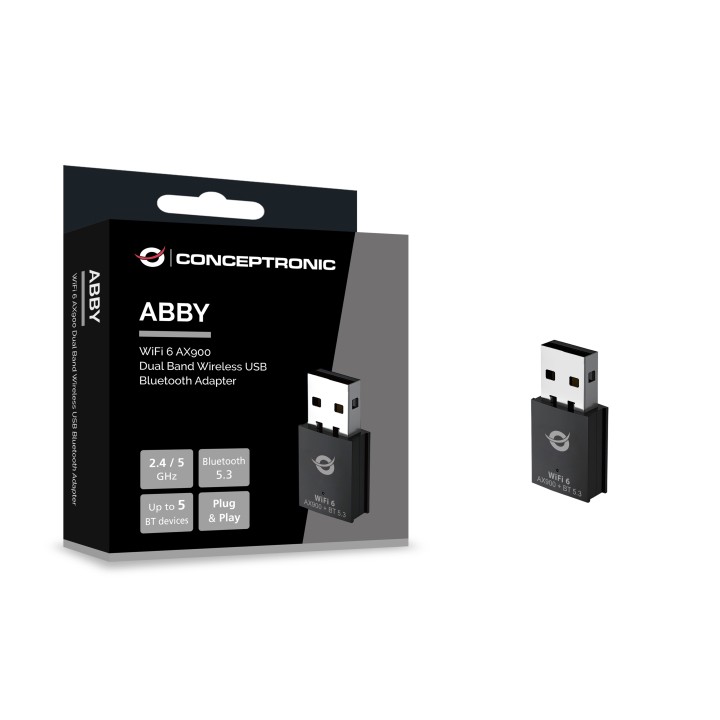 Adaptador CONCEPTRONIC AX900 USB WLAN/BT (ABBY26B)