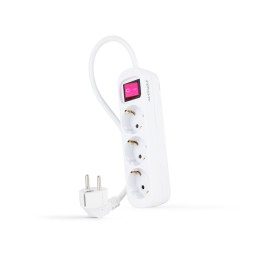 Regleta Nanocable 3xSchuko Interruptor (10.38.0003)