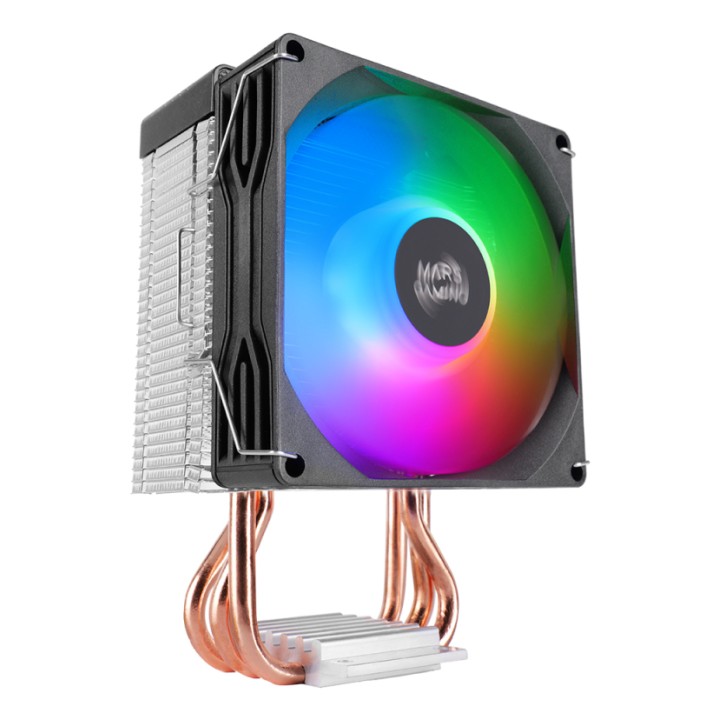 Ventilador CPU Mars Gaming FRGB 9cm Negro (MCPUX3)