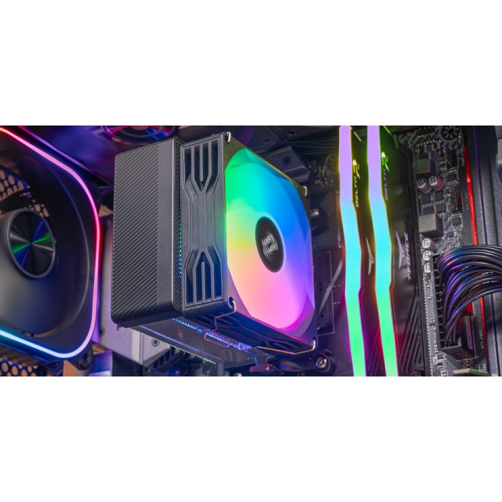 Ventilador CPU Mars Gaming FRGB 9cm Negro (MCPUX3)