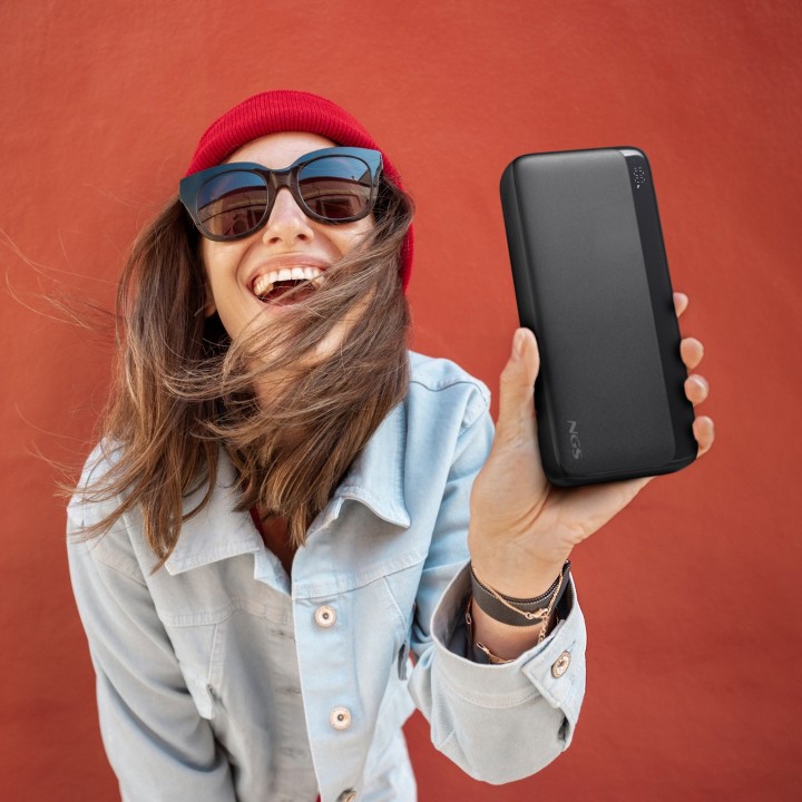 PowerBank NGS 20000mAh 22.5W USB-A/C Negro (QUIZ20)