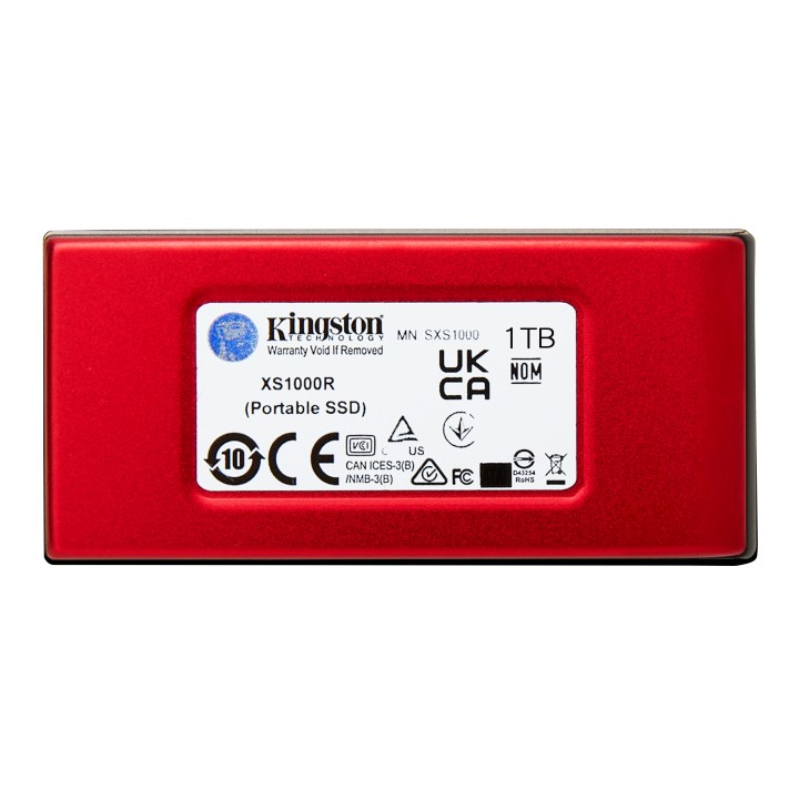 SSD Kingston XS1000 1Tb USB-C 3.0 Rojo (SXS1000R/1000G)