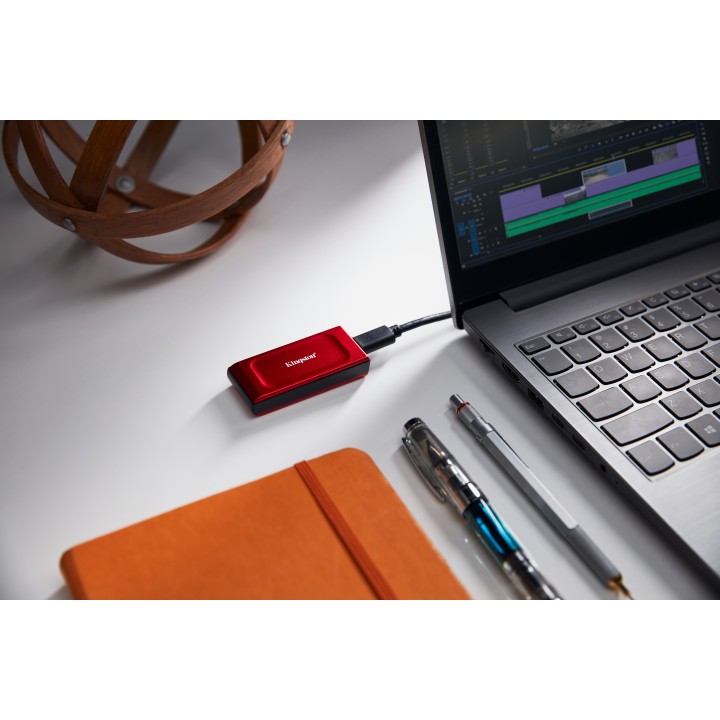 SSD Kingston XS1000 1Tb USB-C 3.0 Rojo (SXS1000R/1000G)