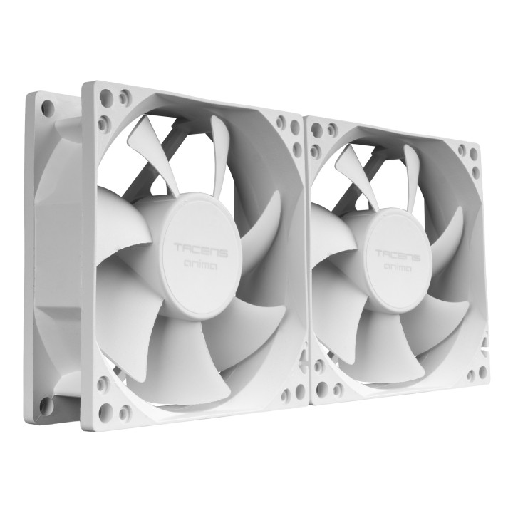 Ventilador TACENS Anima 8cm 2 Unidades Blanco (AF8X2W)