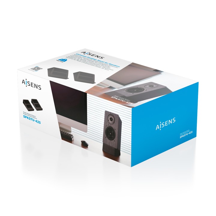 Soporte Sobremesa AISENS para 2 Altavoces (SPK07U-425)