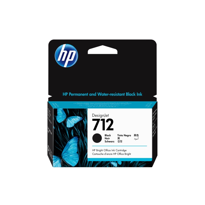 Tinta HP DesignJet 712 Negro 38ml (3ED70A)
