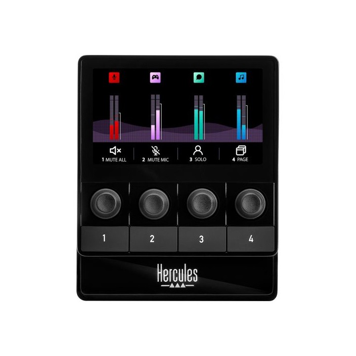 Controlador Audio HERCULES Stream 100 Negro (4780933)