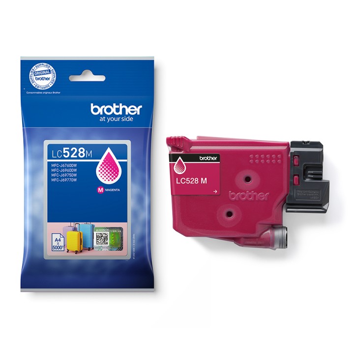 Tinta BROTHER Magenta 5000 páginas (LC528M)