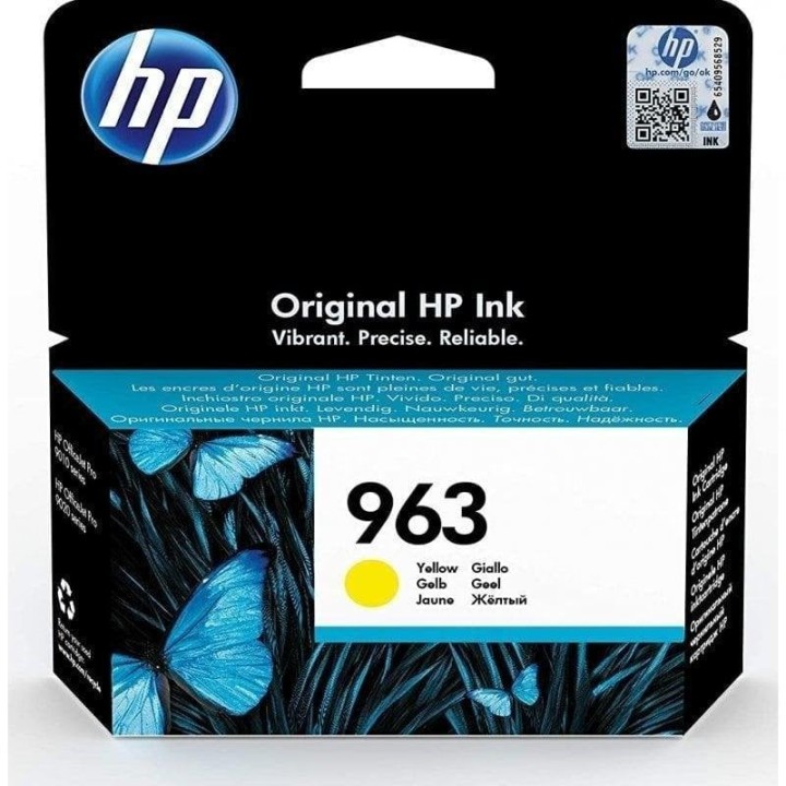 Cartucho de tinta HP 963 Amarillo original 10,7 ml para OfficeJet Pro