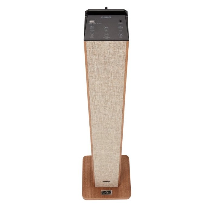Aiwa TSBT-270 Altavoz Torre de Sonido Bluetooth 50W Madera
