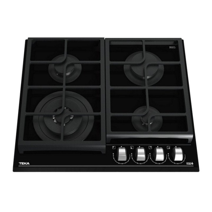 Teka GZC 64320 XB Placa de Gas Butano 4 Zonas 60cm Cristal Negro
