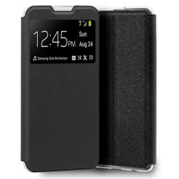 Cool Funda Flip Cover Liso Negro para TCL 205
