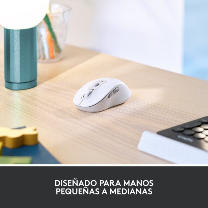 Logitech Signature M650 Ratón Óptico Inalámbrico 2000DPI Blanco