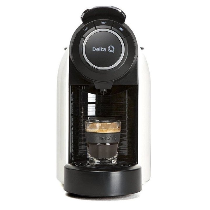 Delta Qool Evolution Cafetera de Cápsulas Delta Q Blanca