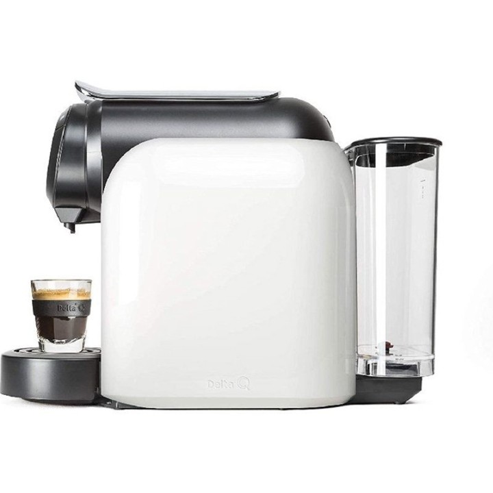 Delta Qool Evolution Cafetera de Cápsulas Delta Q Blanca