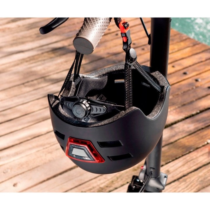 Youin Casco con Luz LED Negro Talla M 54-57cm