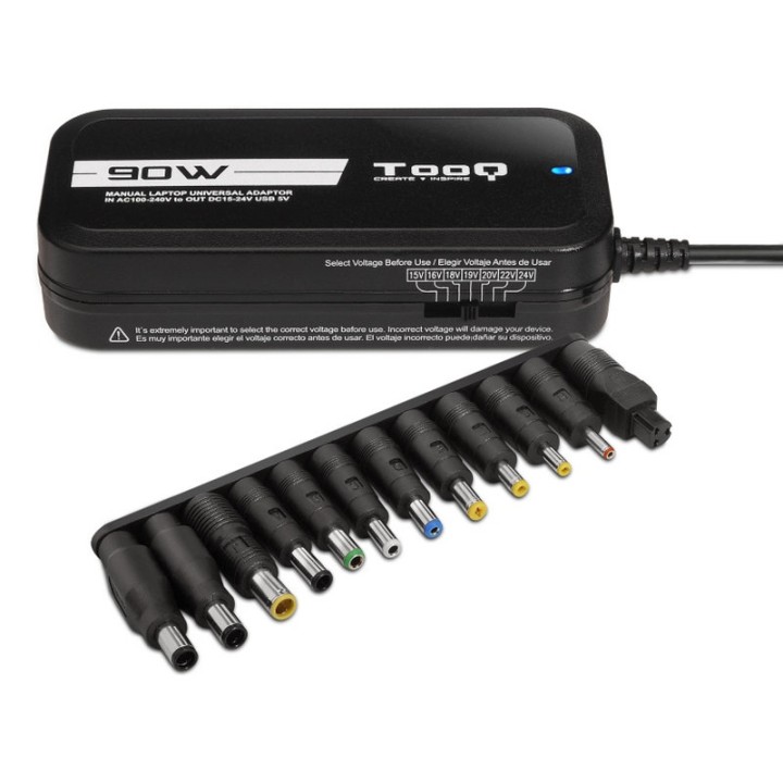 TooQ TQLC-90BS02M Cargador Universal 90W