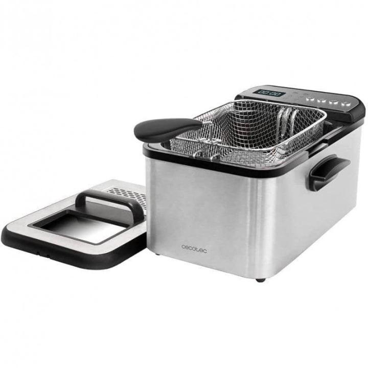 Cecotec Cleanfry Luxury 3000 Freidora 3.2L 2400W Acero Inoxidable