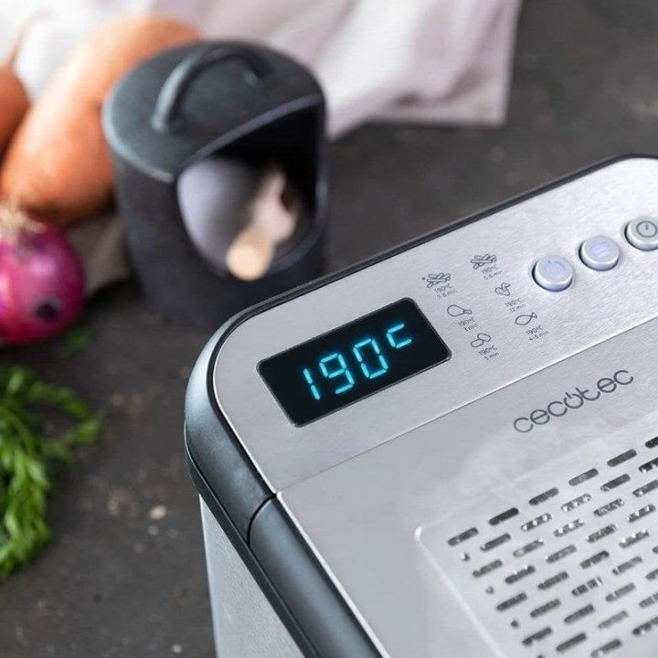 Cecotec Cleanfry Luxury 3000 Freidora 3.2L 2400W Acero Inoxidable