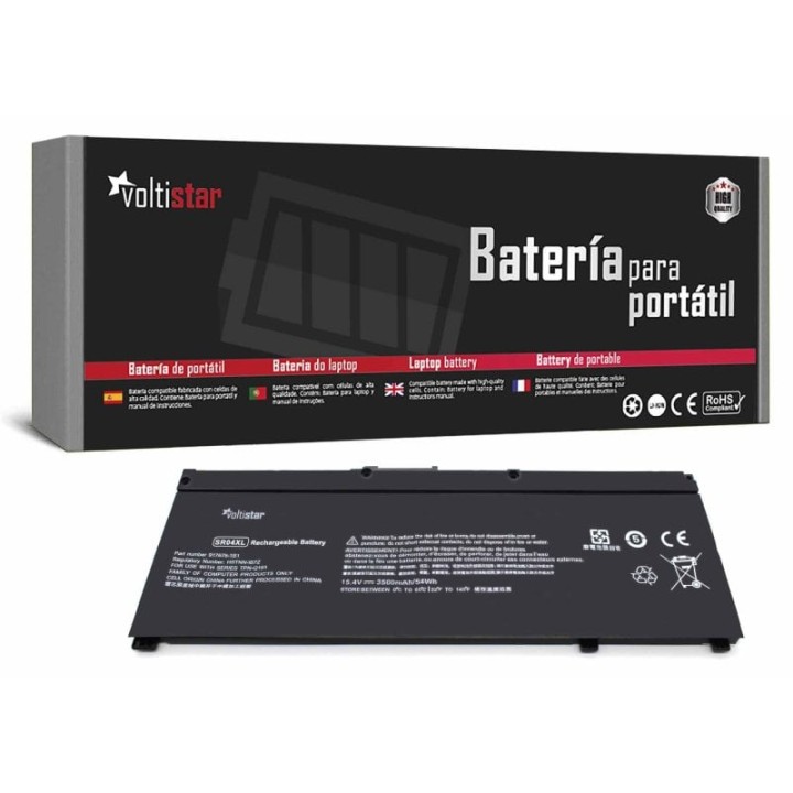 Voltistar Batería para Portátil HP Omen 15-CE000 15-CE000NG 15-CB0XX SR04XL 91678-171
