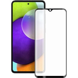Ksix Protector Extreme 2.5D Vidrio Templado 9H Borde Negro para Samsung Galaxy A03