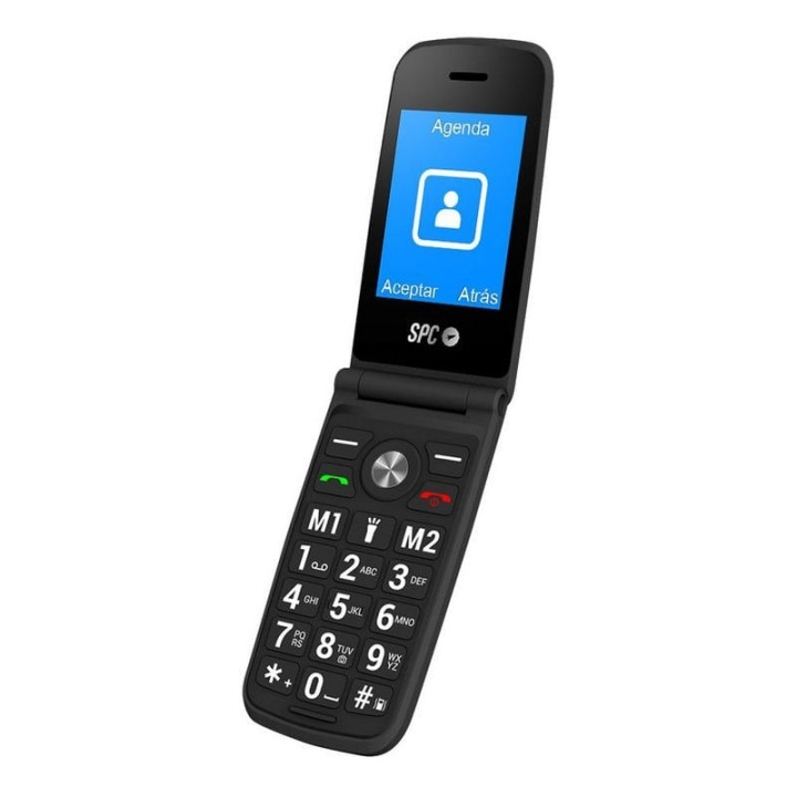 SPC Titan Teléfono Móvil para Mayores Negro