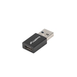 Lanberg Adaptador USB-C 3.1 Hembra a USB-A 3.1 Macho Negro