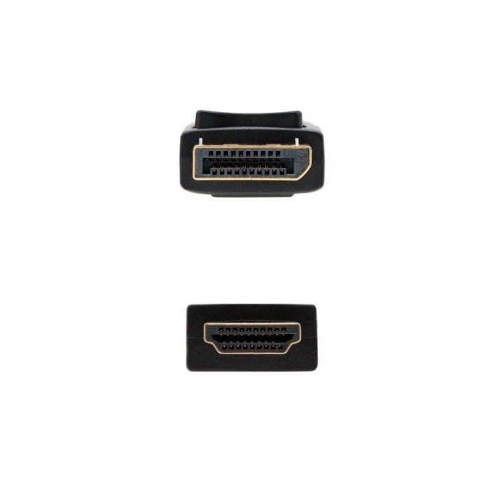 Nanocable Cable Conversor Displayport a HDMI Macho/Macho 1m Negro