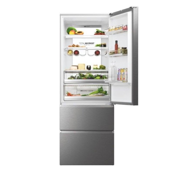 Haier HTW7720ENMP Frigorífico Combi E Inox
