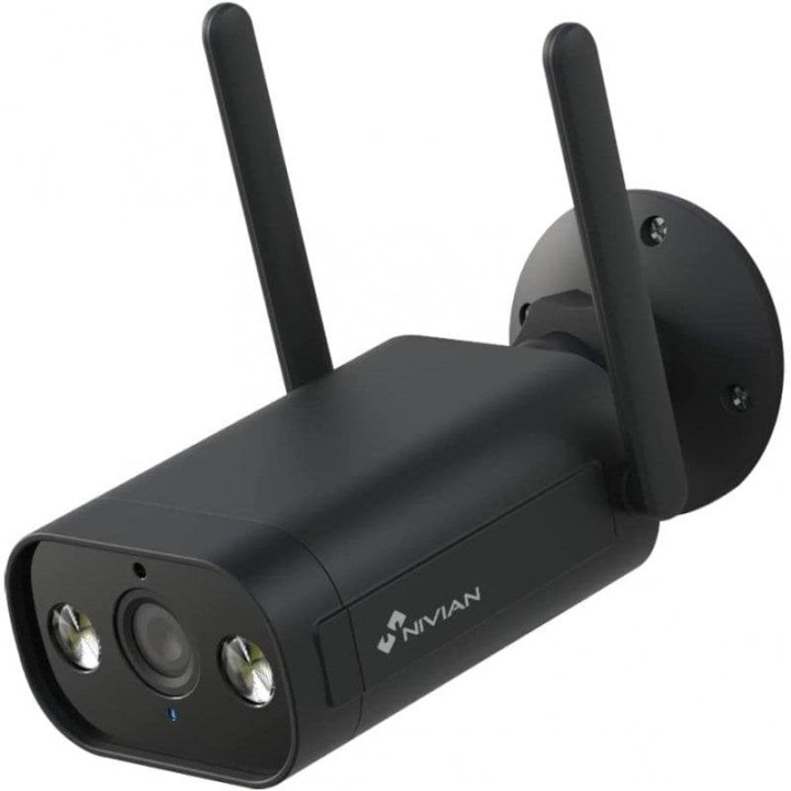 Nivian Cámara IP Wifi 2K para Exterior con Detección de Humanos