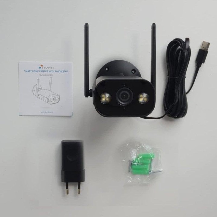Nivian Cámara IP Wifi 2K para Exterior con Detección de Humanos