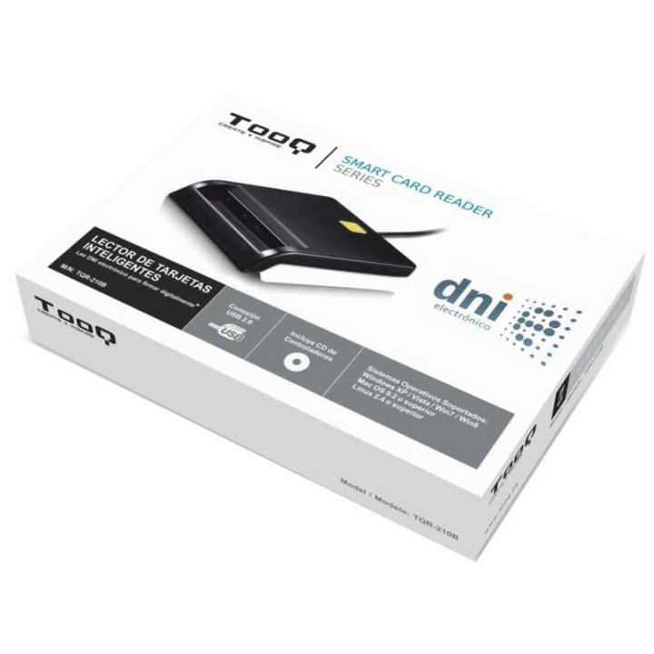Tooq TQR-210B Lector de DNI-e USB