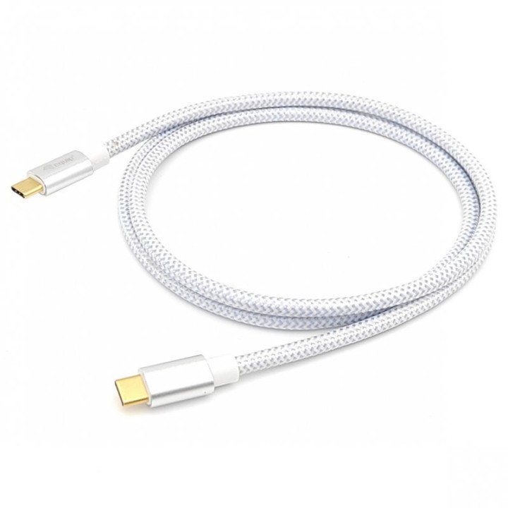 Equip Cable USB-C 3.2 10G Macho/Macho 1m Blanco