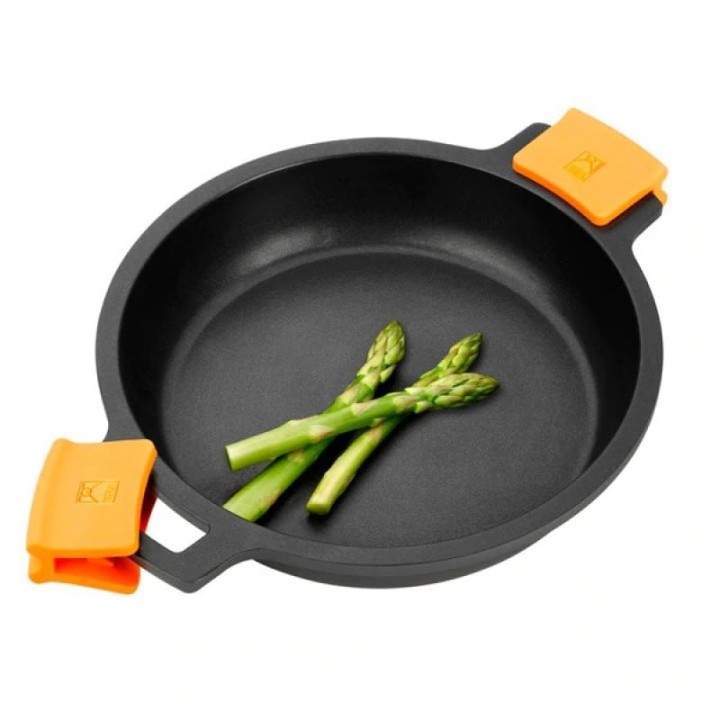 BRA Efficient Cacerola Baja Aluminio Fundido con Tapa 40cm