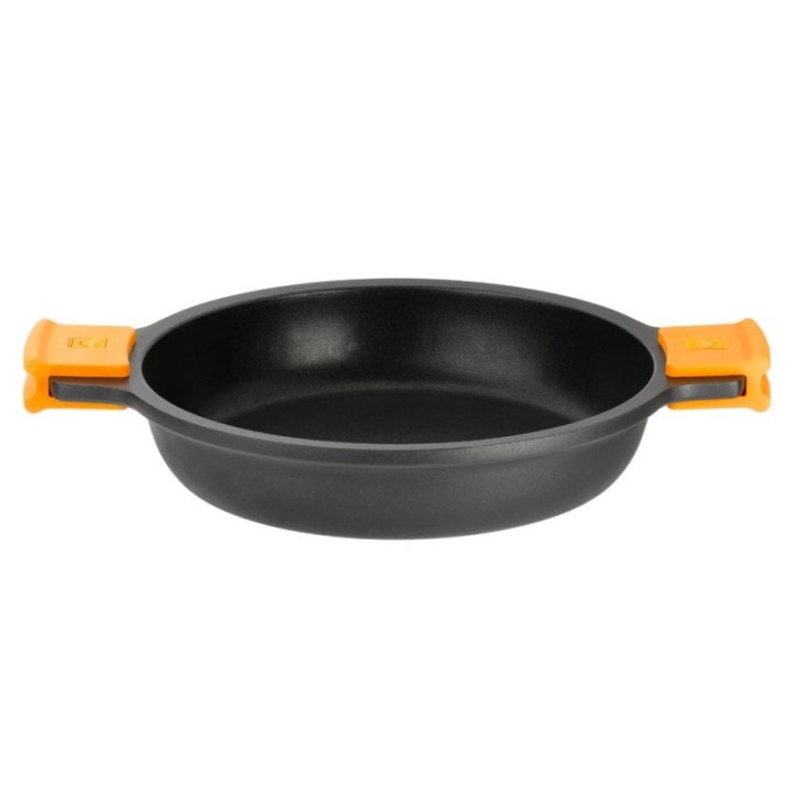BRA Efficient Cacerola Baja Aluminio Fundido con Tapa 40cm