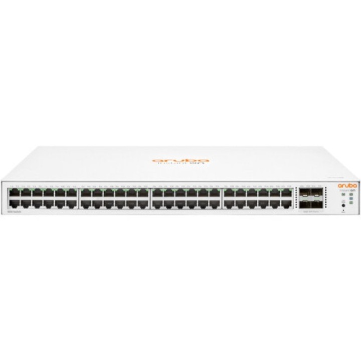 HPE Instant On 1830 48 Puertos 24p Class4 PoE 4SFP 370W Gestionado L2 Gigabit 1U