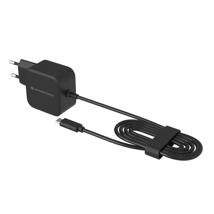 Cargador Pared CONCEPTRONIC 67W +Cable Usb-C (OZUL04BE)
