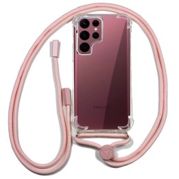 Cool Funda Cordón Rosa para Samsung Galaxy S22 Ultra S908