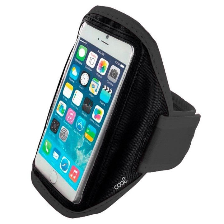 Cool Funda Universal Neopreno Sports Negro para Smartphone 5.5"-6"