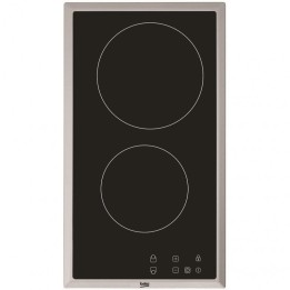 Beko HDMC 32400 TX Placa Vitrocerámica 2 Zonas 30cm Negra