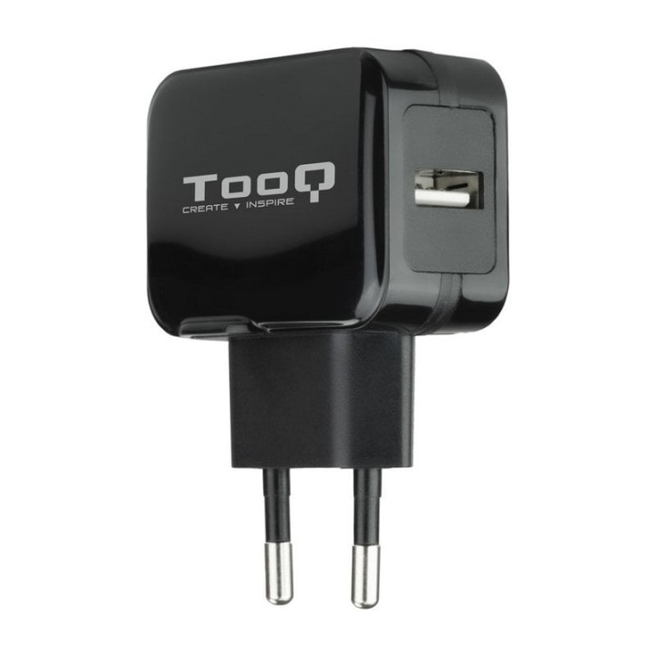 Tooq TQWC-1S01 Cargador USB 5V 2.4A Negro