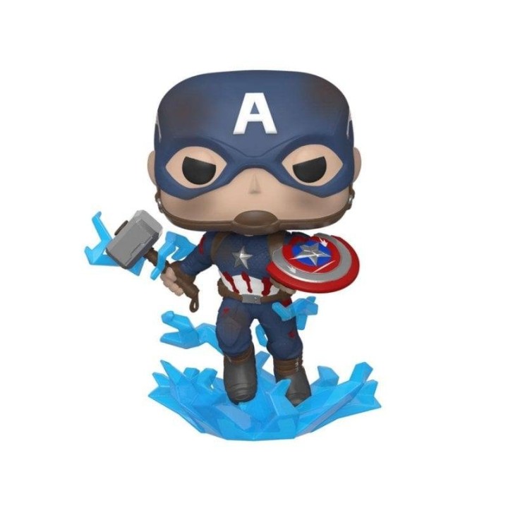 Figura coleccionable Funko Pop! Capitán América con Escudo Roto de Marvel