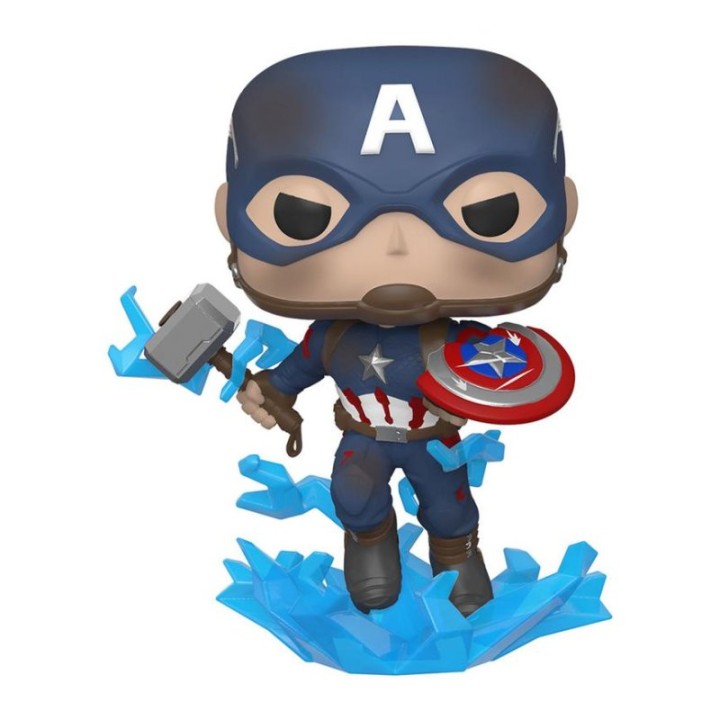 Figura coleccionable Funko Pop! Capitán América con Escudo Roto de Marvel