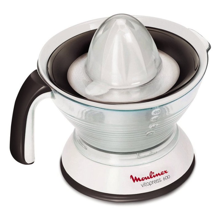 Moulinex Vitapress 600 PC300B10 Exprimidor 30W Blanco/Negro