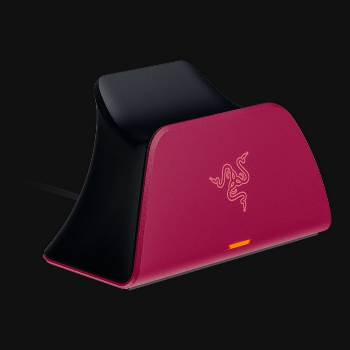 Razer Base de Carga Rápida para Mando Inalámbrico DualSense de PS5 Roja